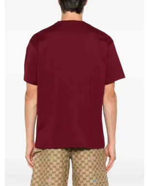 Gucci ロゴストライプ コットン Tシャツ - サムネイル3