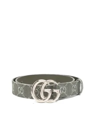 Gucci GGモノグラムキャンバスベルト（グリーン） - サムネイル1