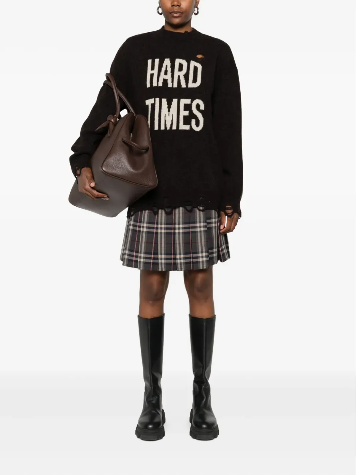 Burberry ウールミニスカート - 画像2