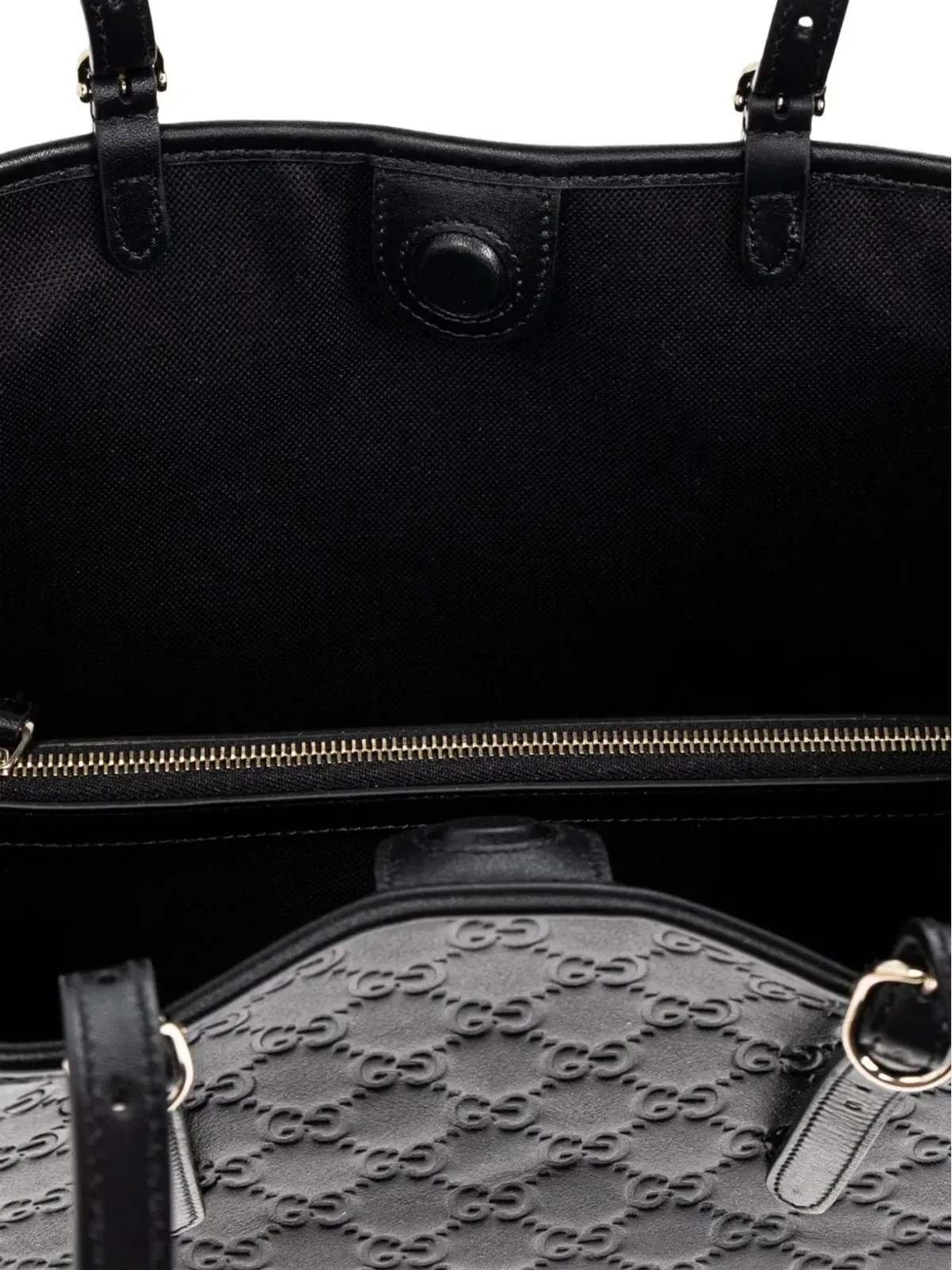 Gucci GGパターン レザーショルダーバッグ - 画像3