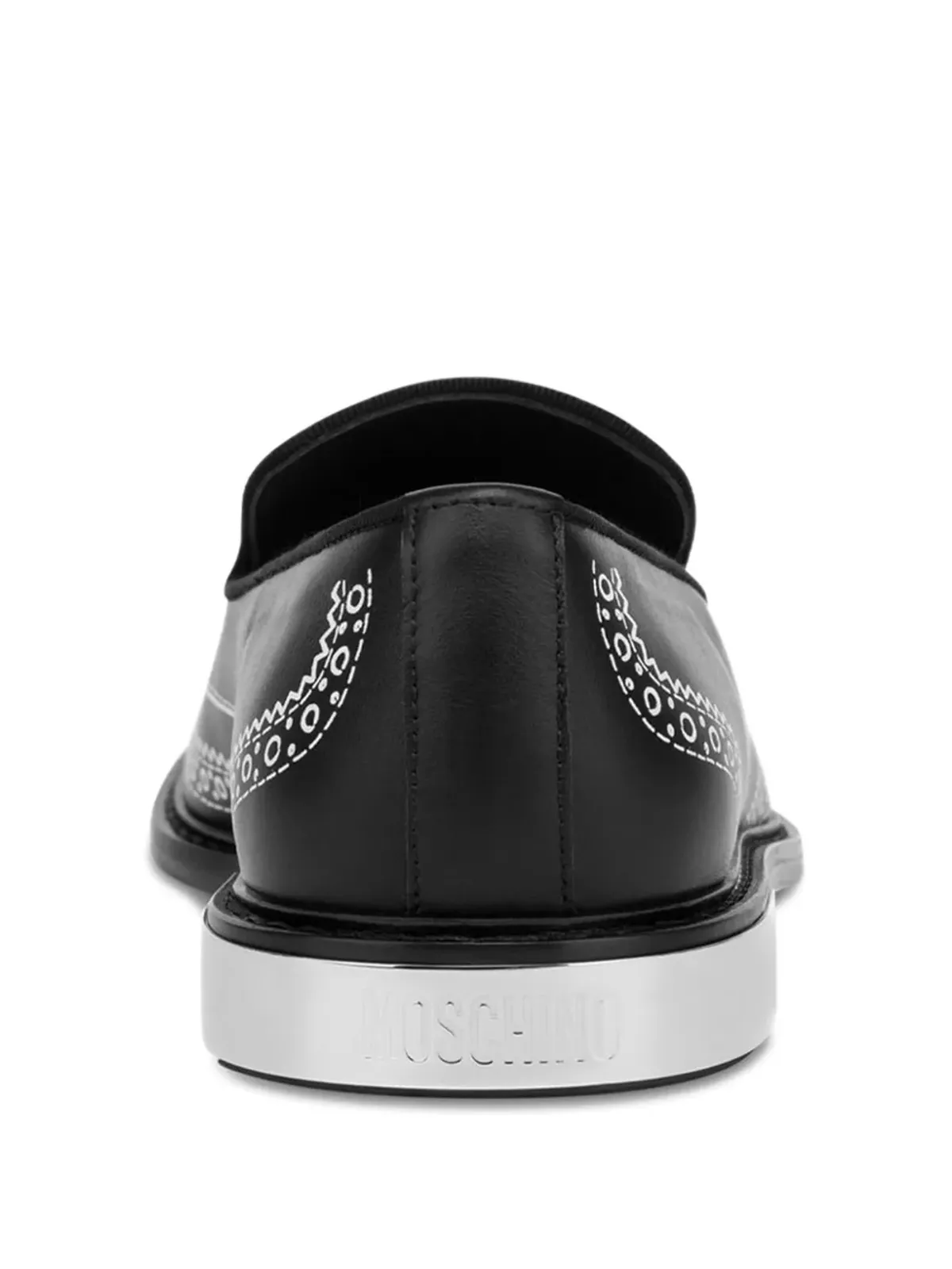 Moschino レザー ローファー ブラック - 画像3