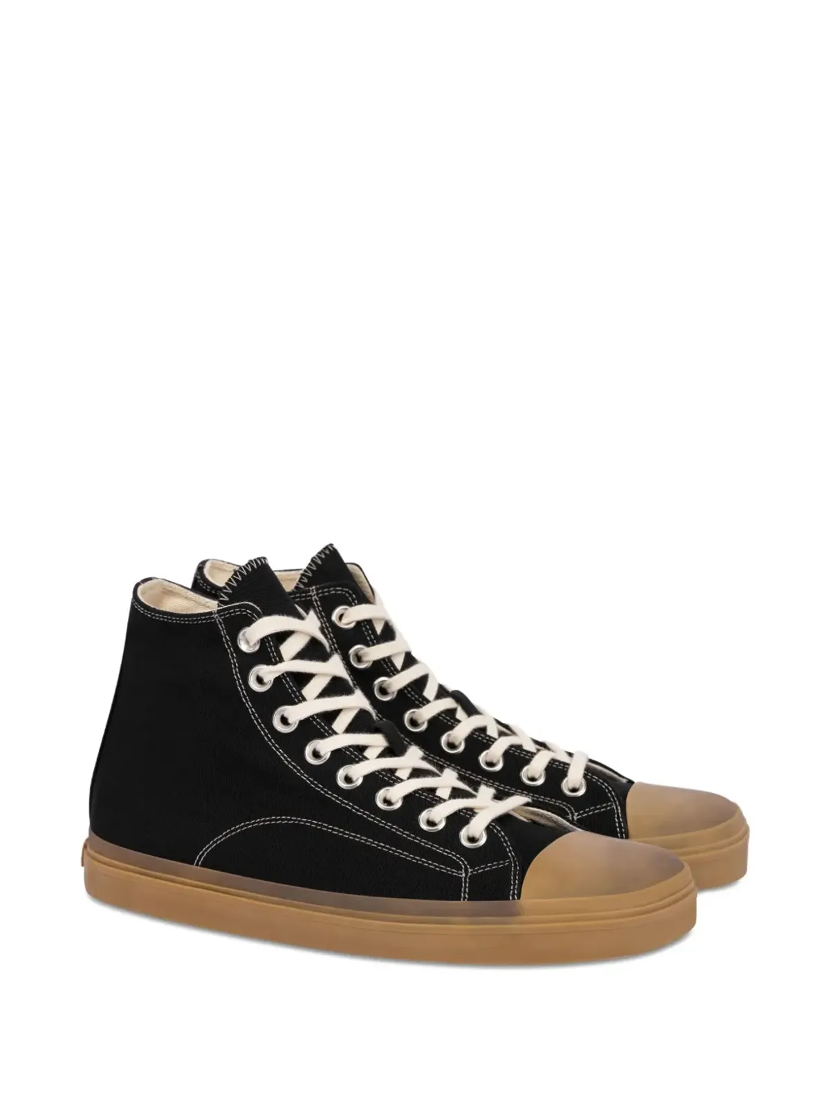 Moschino キャンバス レースアップ スニーカー - 画像2