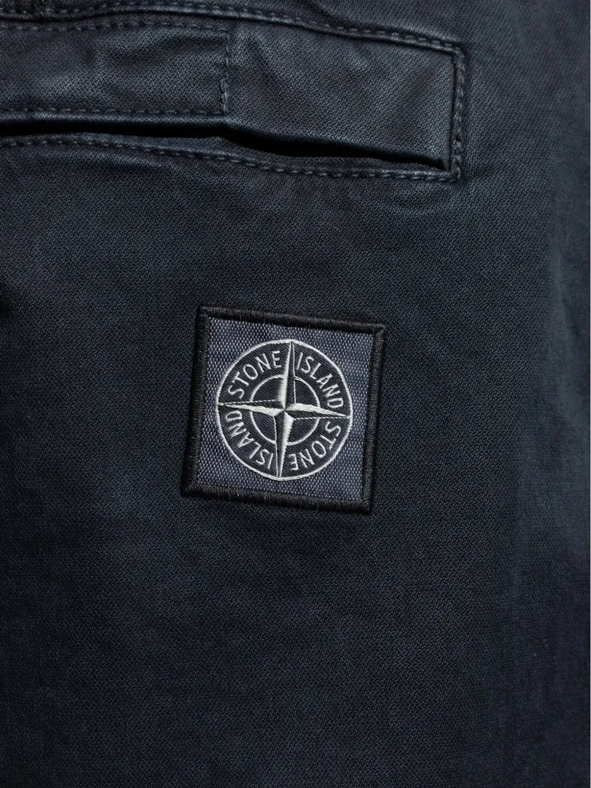 Stone Island コンパスパッチ コットンパンツ - 画像5