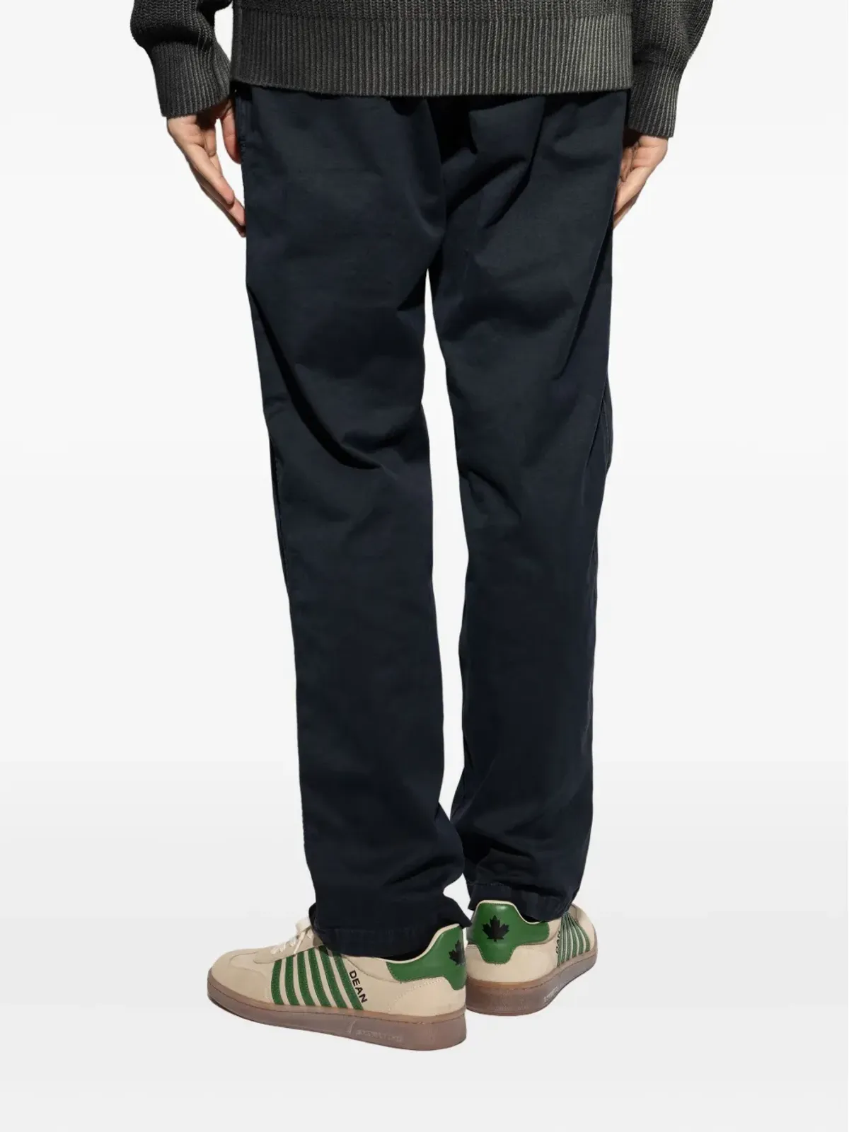 Stone Island コンパスパッチ コットンパンツ - 画像4