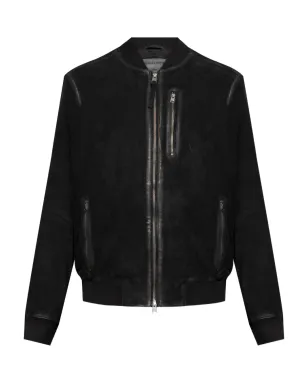 AllSaints スエードボンバージャケット - サムネイル1