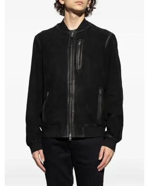 AllSaints スエードボンバージャケット - サムネイル3