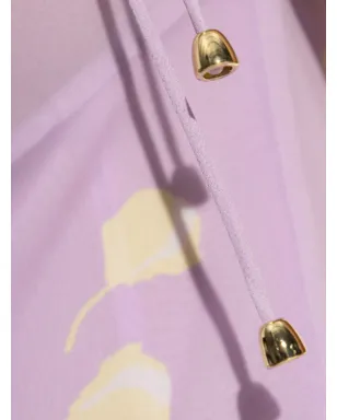 Self-Portrait カウルネック レーストリム ミディドレス - サムネイル5