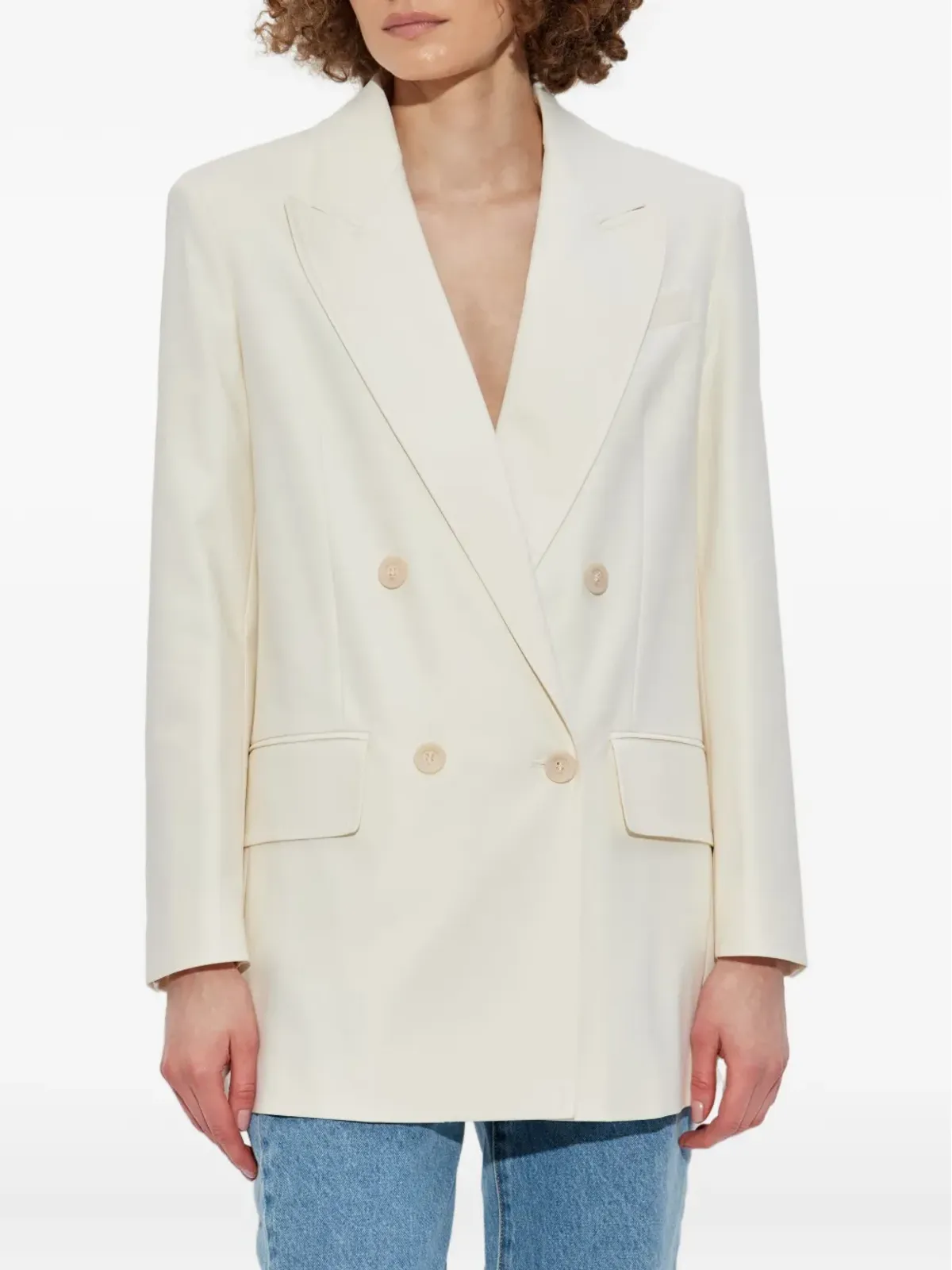 Max Mara スエズ ダブルブレストブレザー - 画像3