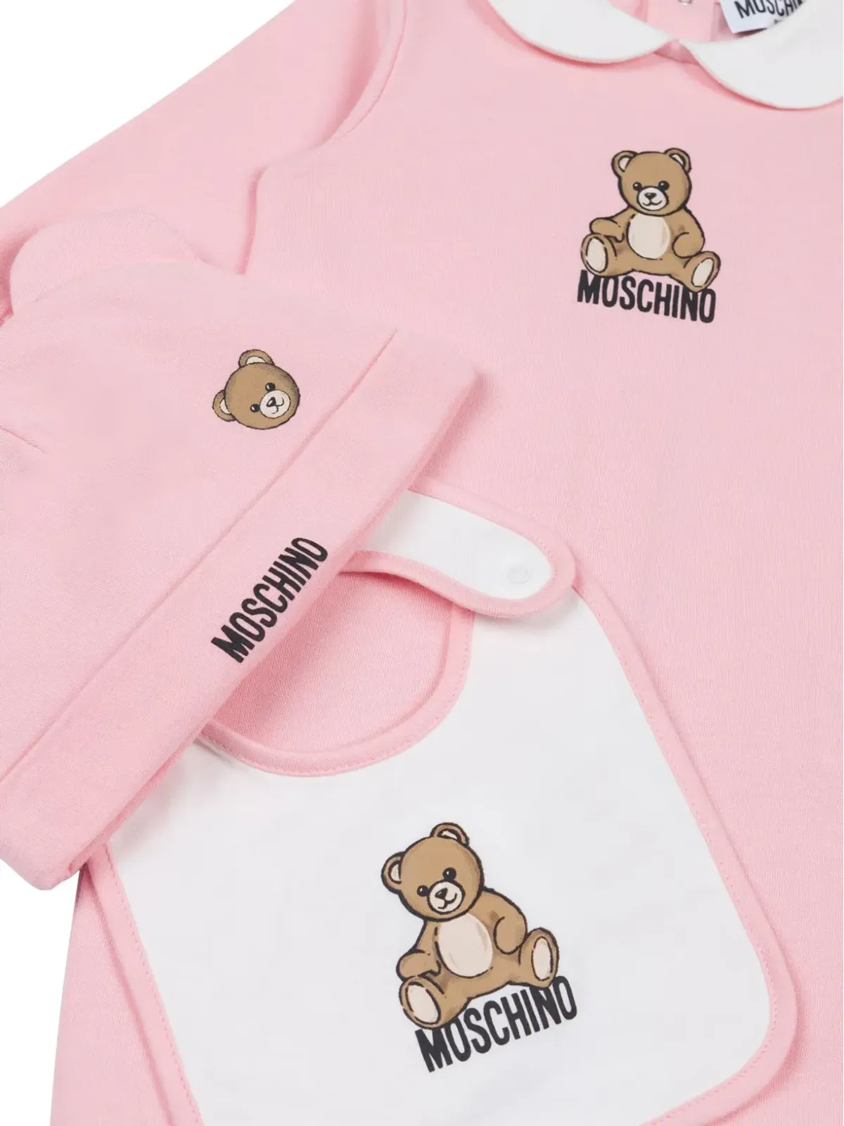 Moschino Kids ベアモチーフ バビグロウ セット - 画像3