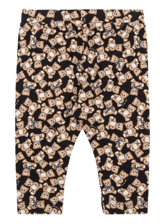 Moschino Kids Moschino Kids グラフィックプリント レギンスの商品画像