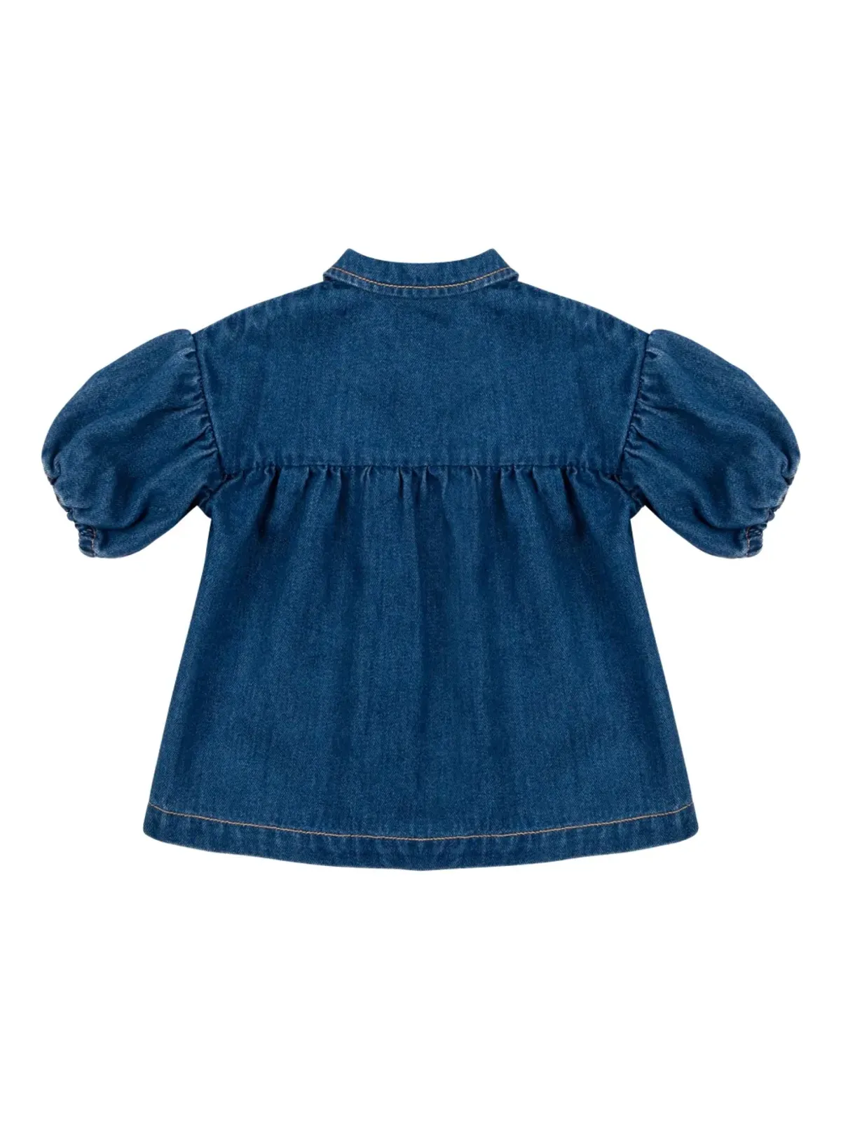 Moschino Kids パフスリーブデニムドレス - 画像2