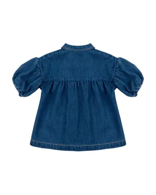 Moschino Kids パフスリーブデニムドレス - サムネイル2
