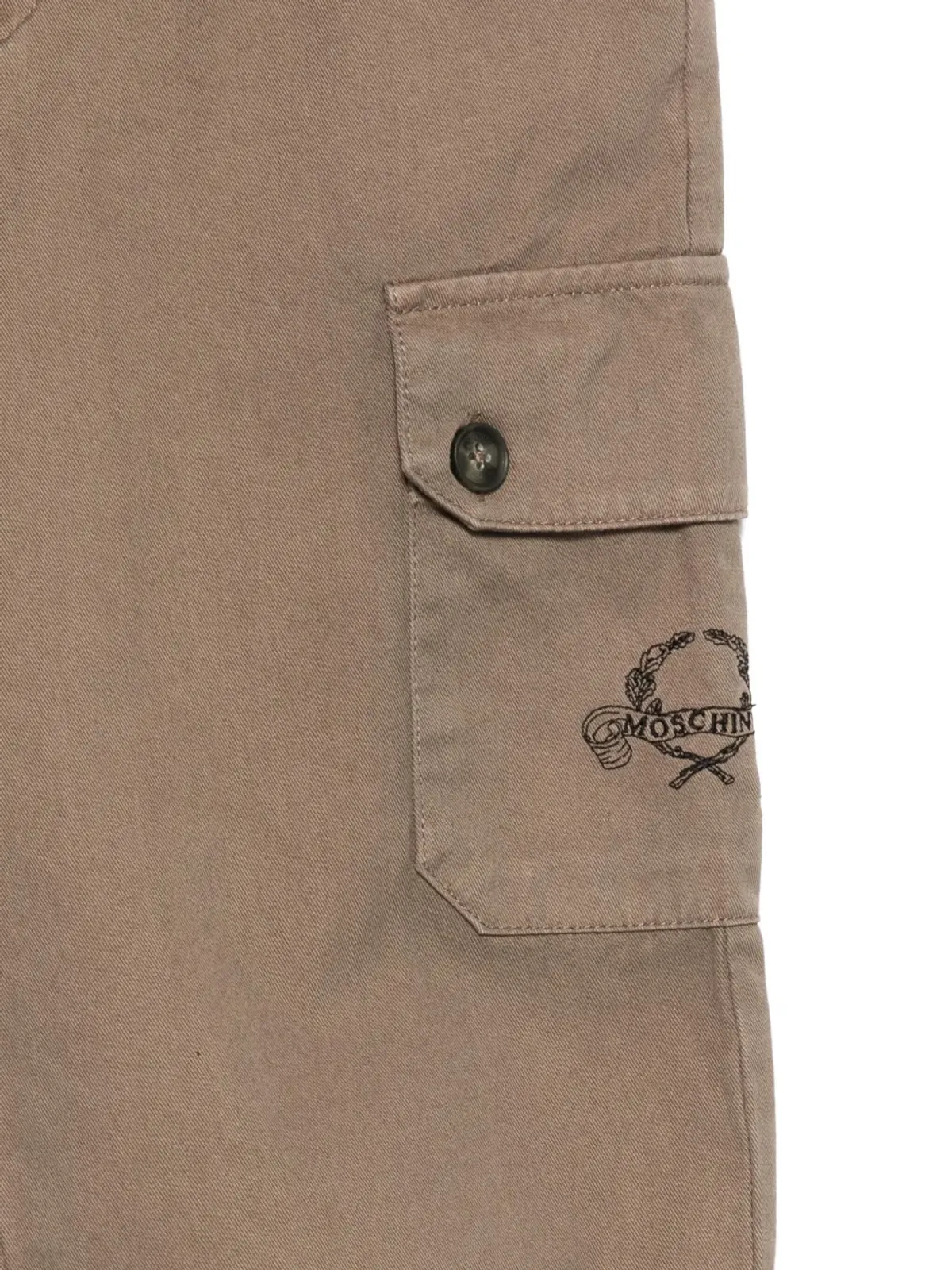 Moschino Kids 刺繍ロゴ入りカーゴパンツ - 画像3