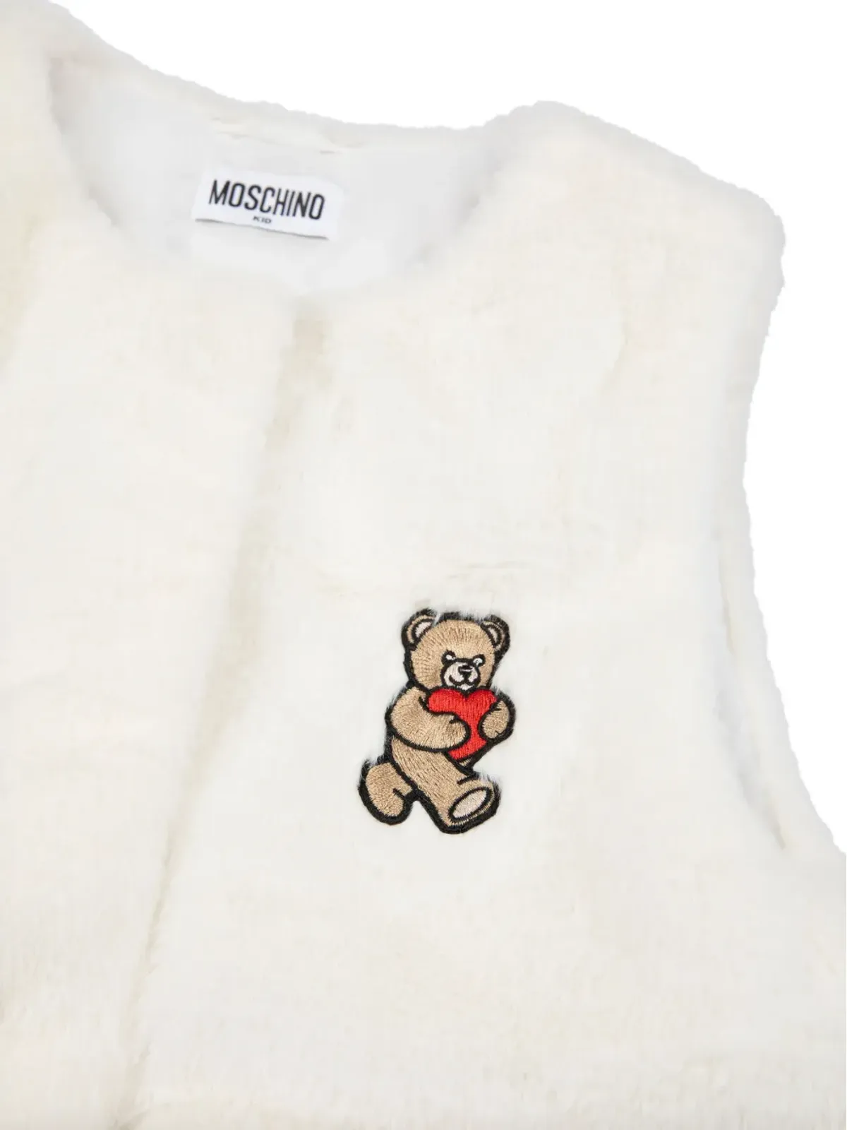 Moschino Kids テディベア柄ジレ - 画像3