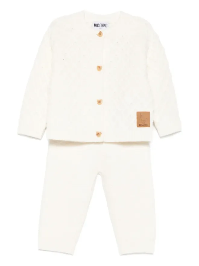 Moschino Kids Moschino Kids キルティングニット トラウザーズセットの商品画像
