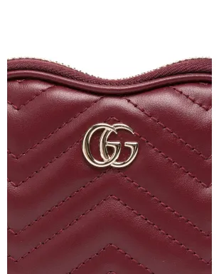 Gucci ミニ GG Marmont ハート型 トートバッグ - サムネイル4