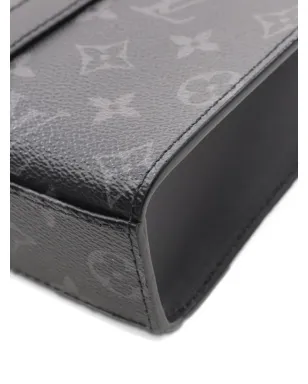 Louis Vuitton ビンテージ Sac Plat monogram eclipse ハンドバッグ - ブラック - サムネイル3