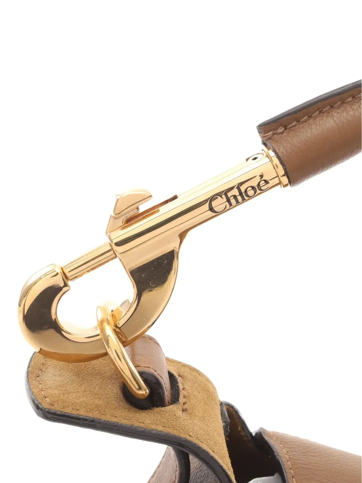 Chloé Pre-Owned 2020年代 Ride レザー ハンドバッグ - ブラウン - 画像3