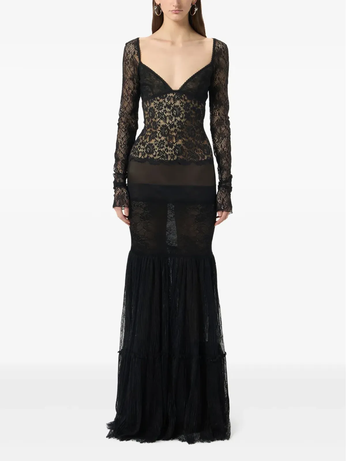 Blumarine レースパネルドレス - 画像5