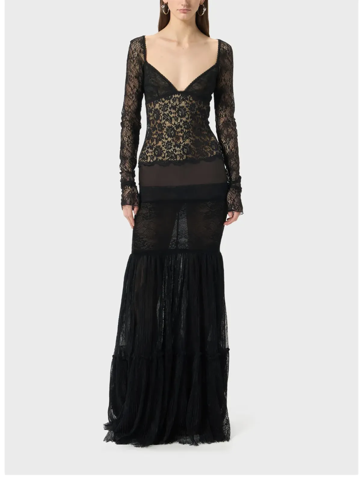 Blumarine レースパネルドレス - 画像2