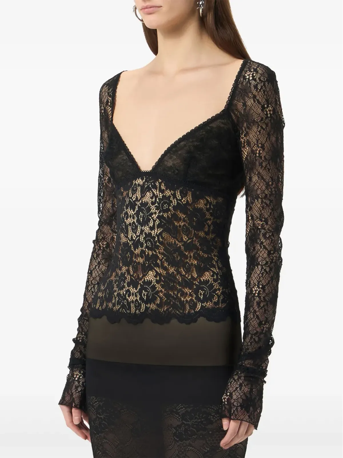 Blumarine レースパネルドレス - 画像4
