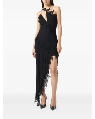 Blumarine アシンメトリックレース装飾ドレス - サムネイル3