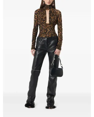 Blumarine レオパード柄 ギャザー入り ボディスーツ - サムネイル2