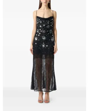 Blumarine レースのスパンコール装飾ガウン - サムネイル1