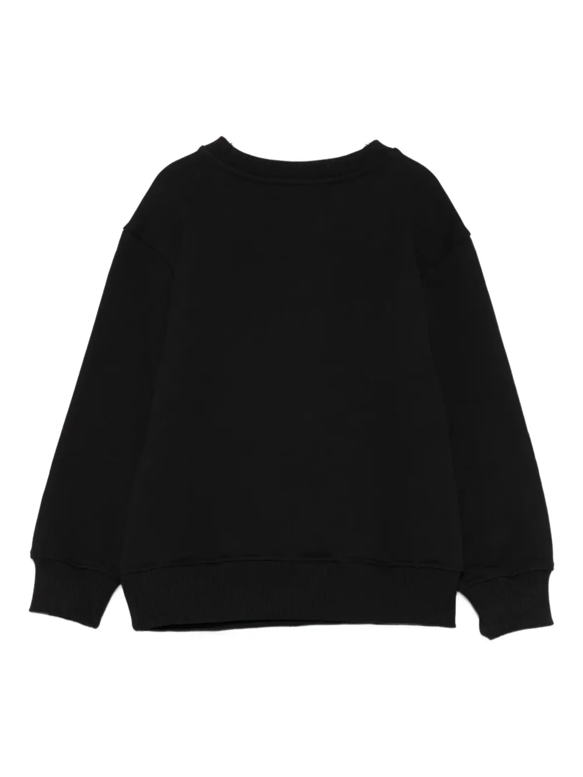 Moschino Kids チェッカーボード柄 テディベア スウェット - 画像2