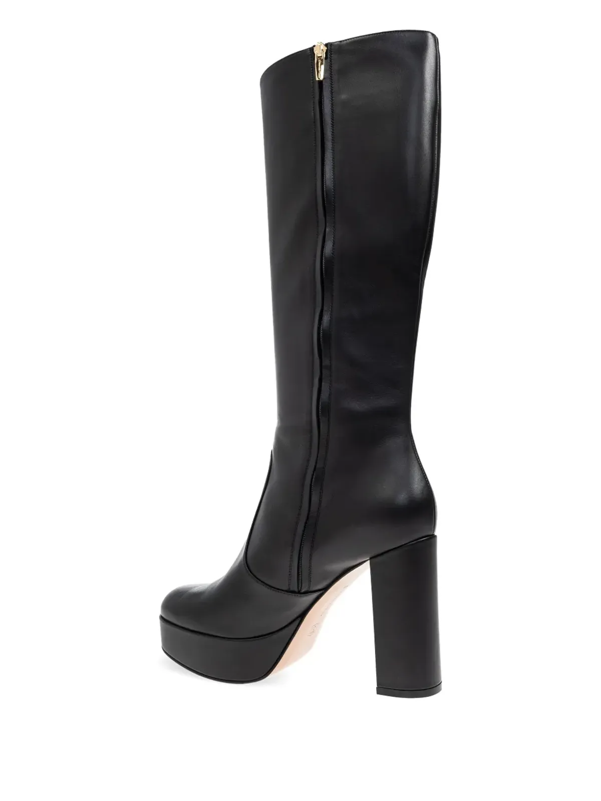 Gianvito Rossi レザー ヒール ブーツ - 画像3