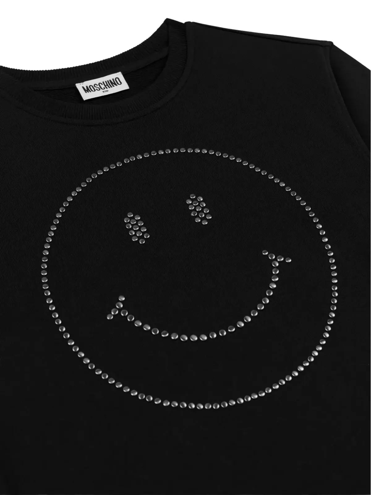 Moschino Kids スマイリーフェイスアップリケ長袖トップス - 画像3