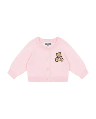 Moschino Kids くまの刺繍入りカーディガン - サムネイル1