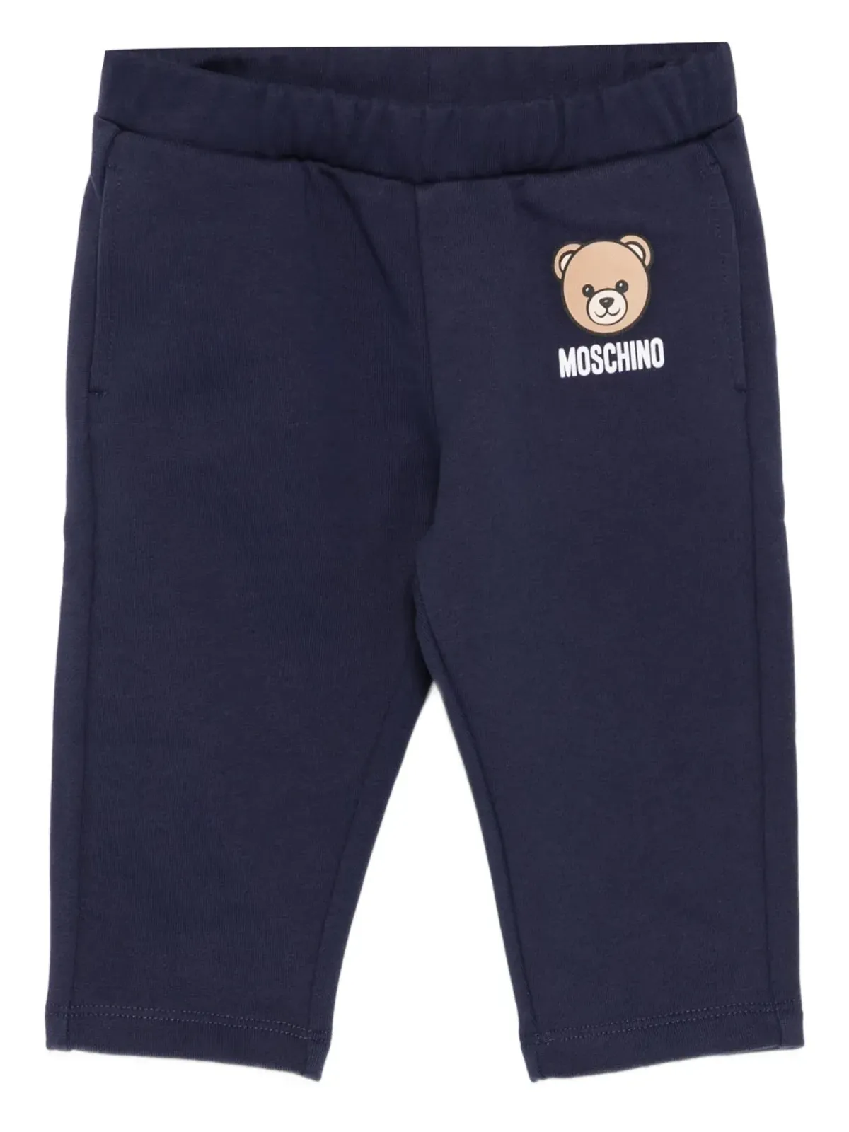 Moschino Kids Teddy Bear-print tracksuit bottoms - Blue - 画像1