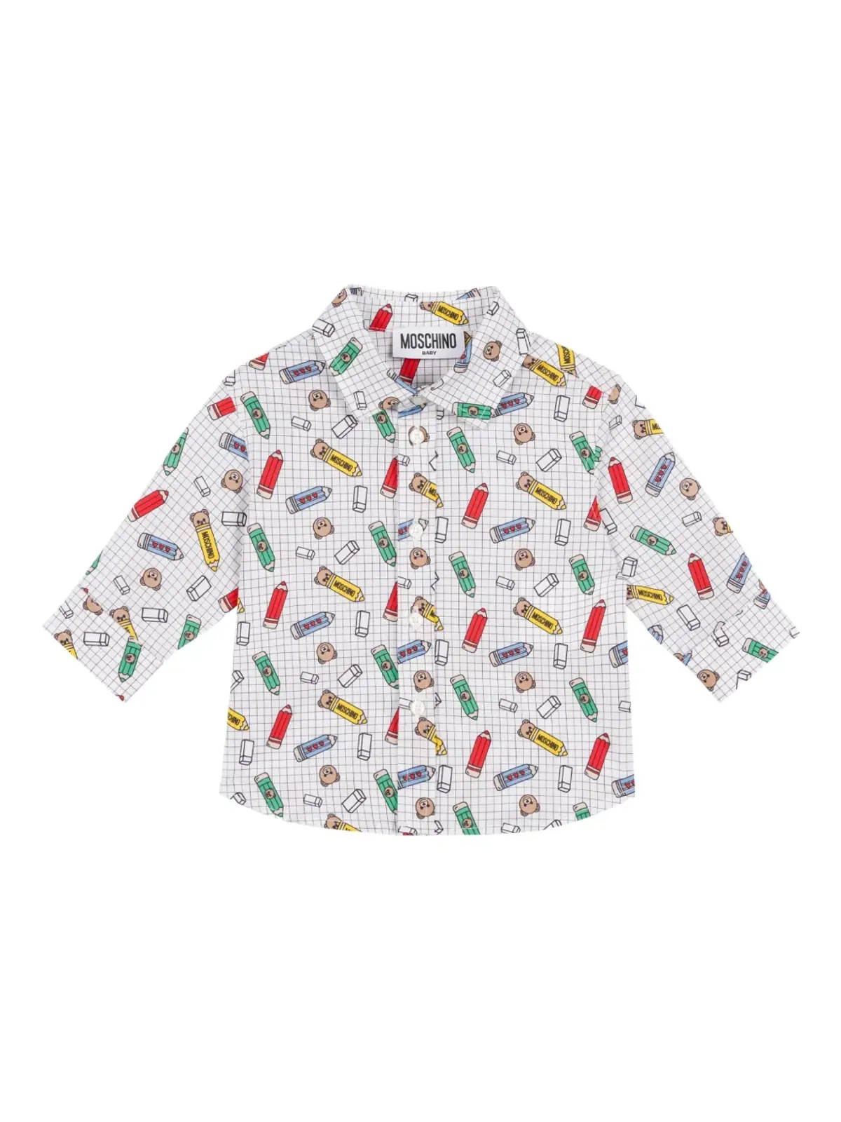 Moschino Kids プリントシャツ - グレー - 画像1