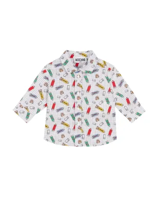 Moschino Kids プリントシャツ - グレー - サムネイル1