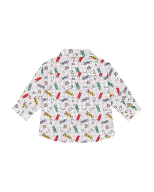 Moschino Kids プリントシャツ - グレー - サムネイル2