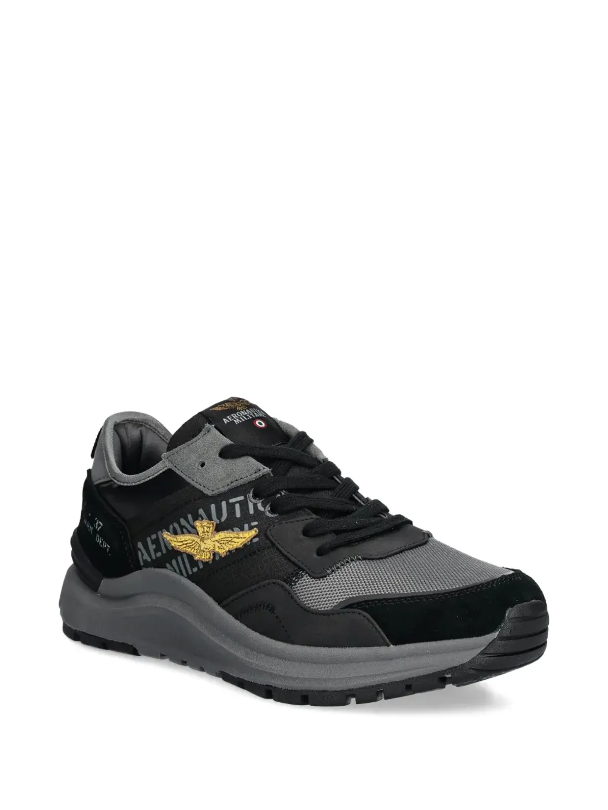 Aeronautica Militare ローカットスニーカー ブラック - 画像2