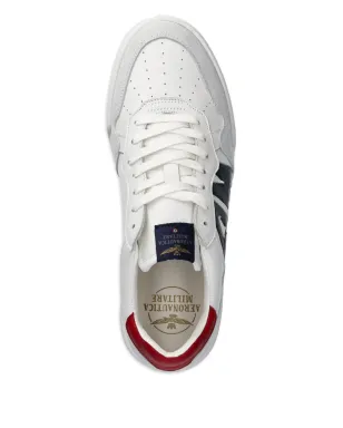Aeronautica Militare レザー ロゴスニーカー - サムネイル3