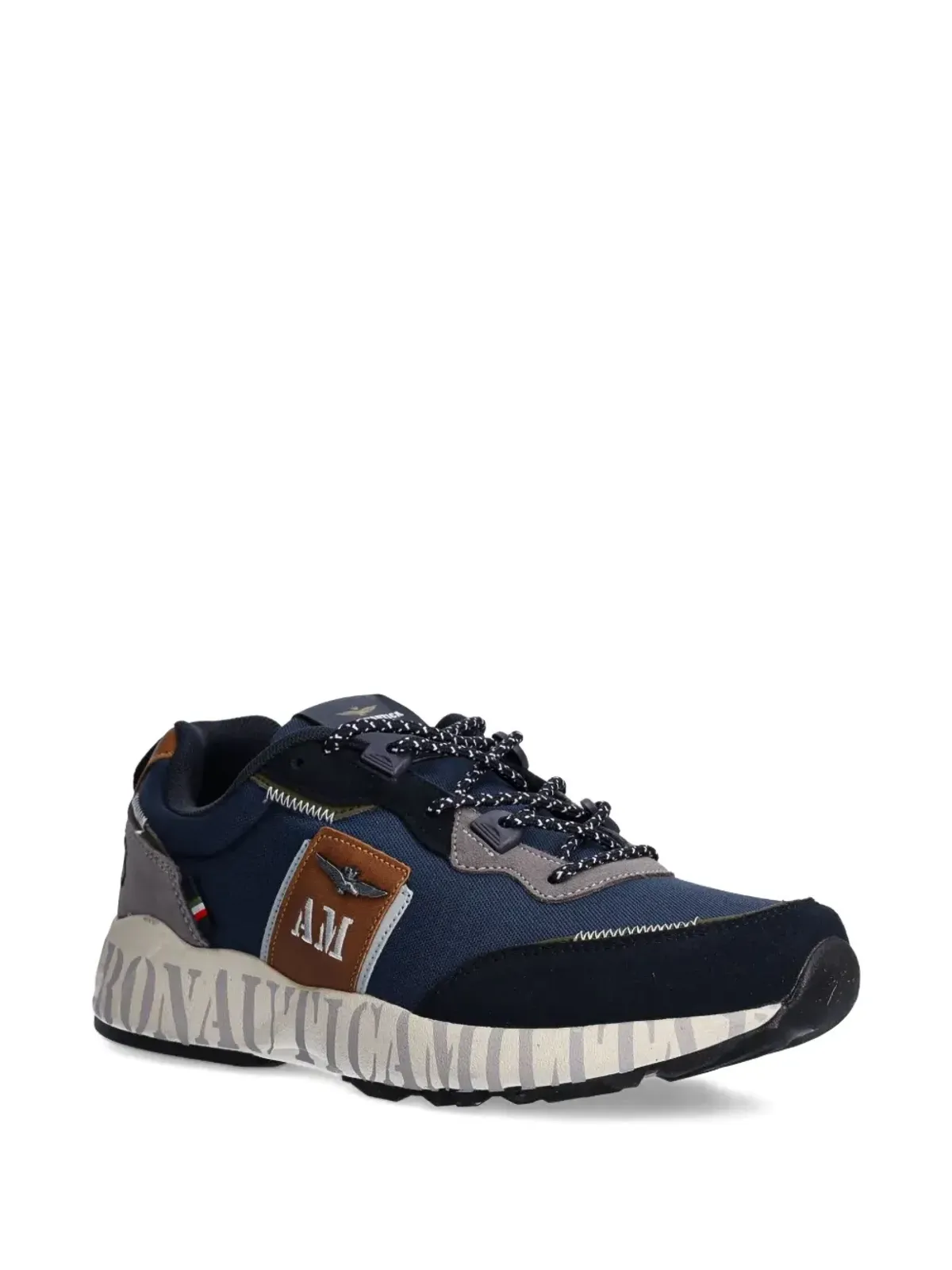 Aeronautica Militare カラーブロック ランニングスニーカー - ブルー - 画像5
