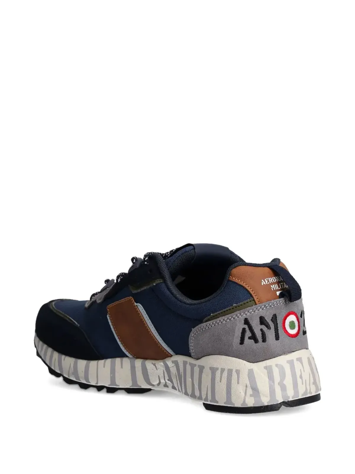 Aeronautica Militare カラーブロック ランニングスニーカー - ブルー - 画像2
