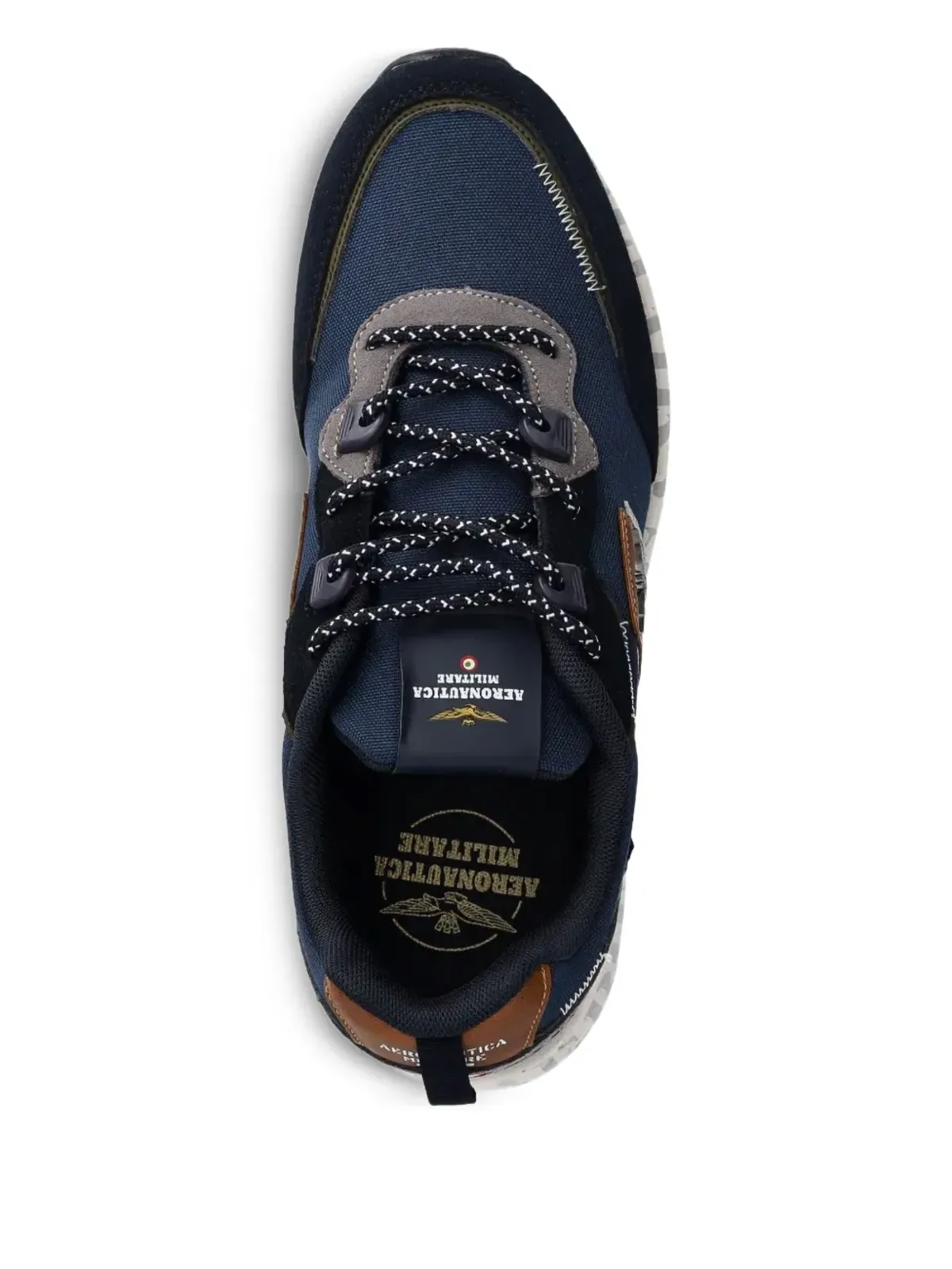 Aeronautica Militare カラーブロック ランニングスニーカー - ブルー - 画像3