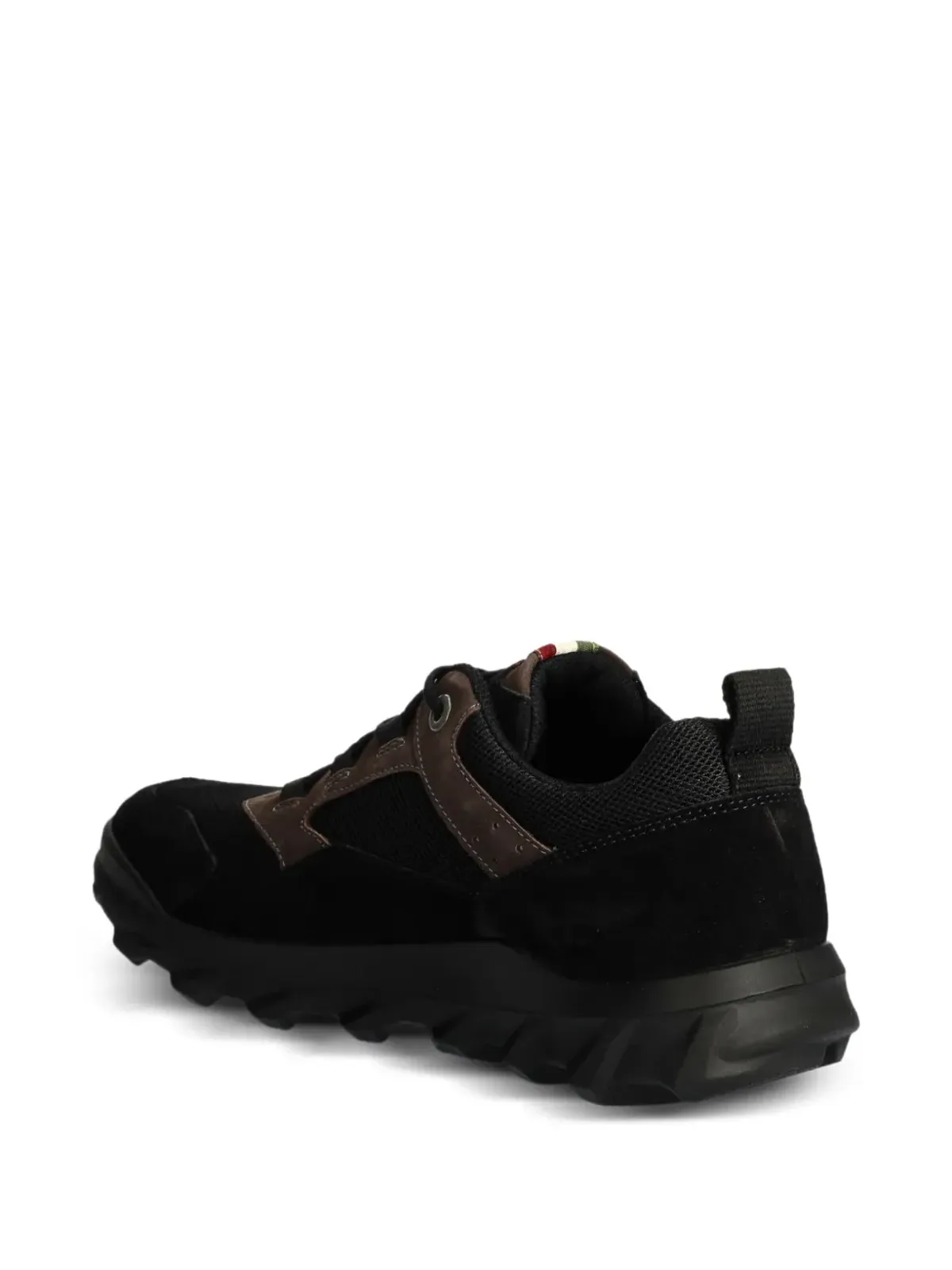 Aeronautica Militare メッシュパネル入りハイキングスニーカー ブラック - 画像5