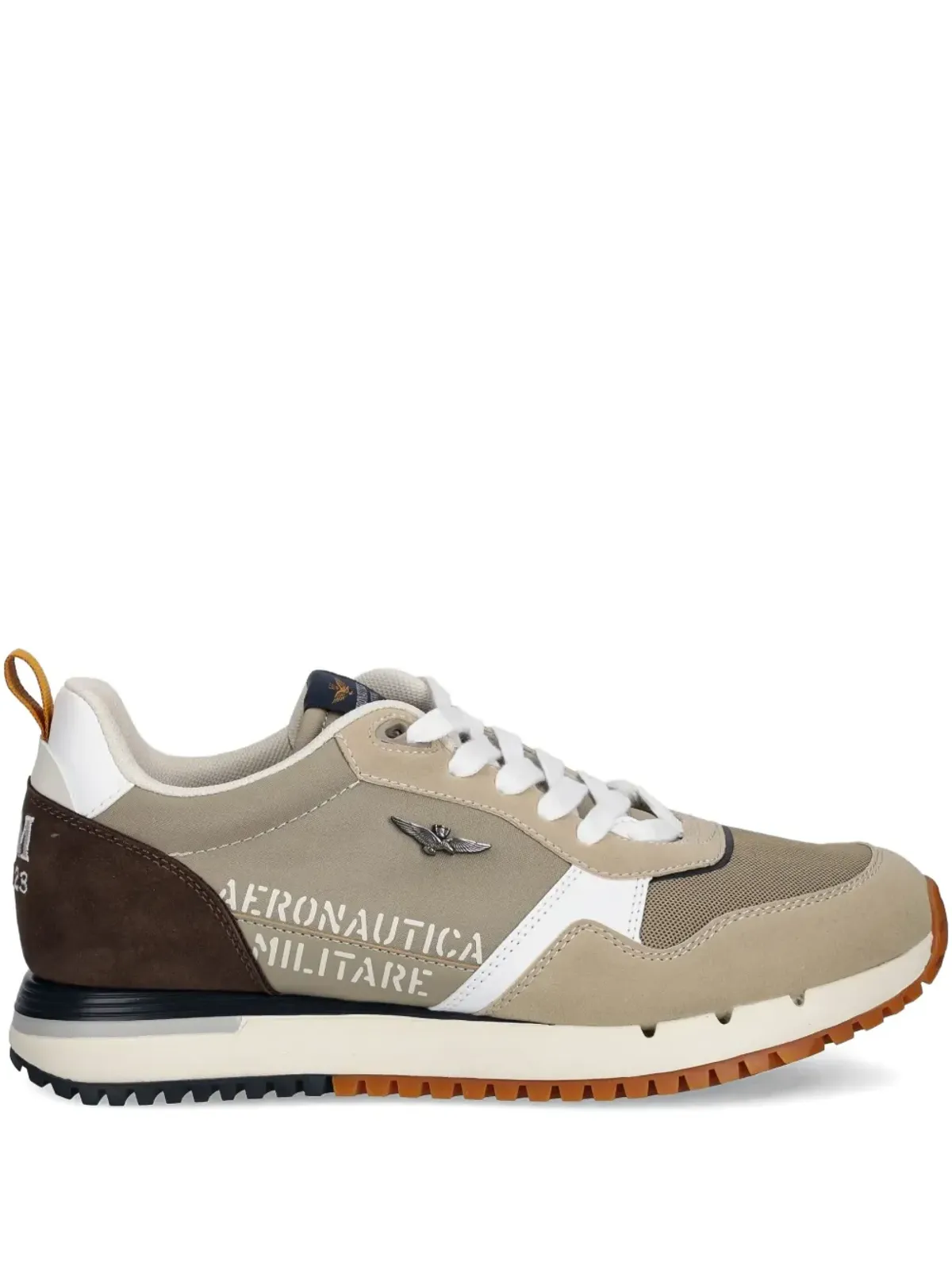 Aeronautica Militare メッシュパネル入りのアスレチックスニーカー - 画像1