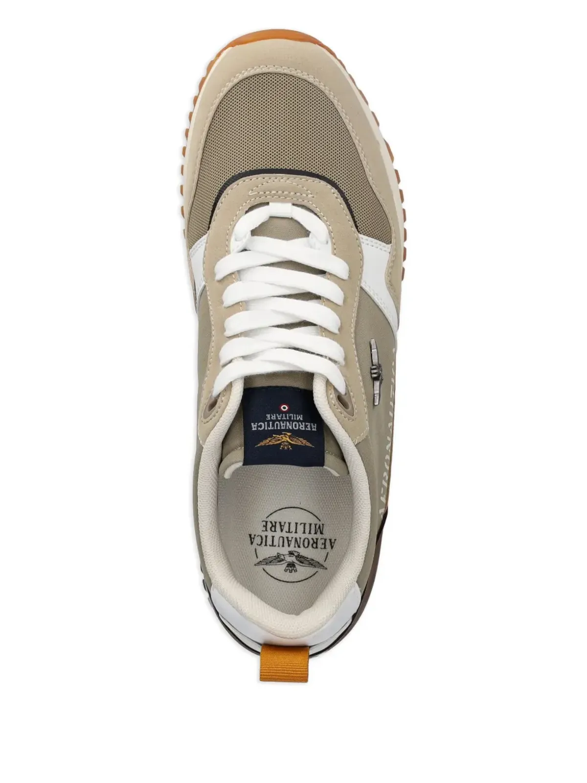 Aeronautica Militare メッシュパネル入りのアスレチックスニーカー - 画像3