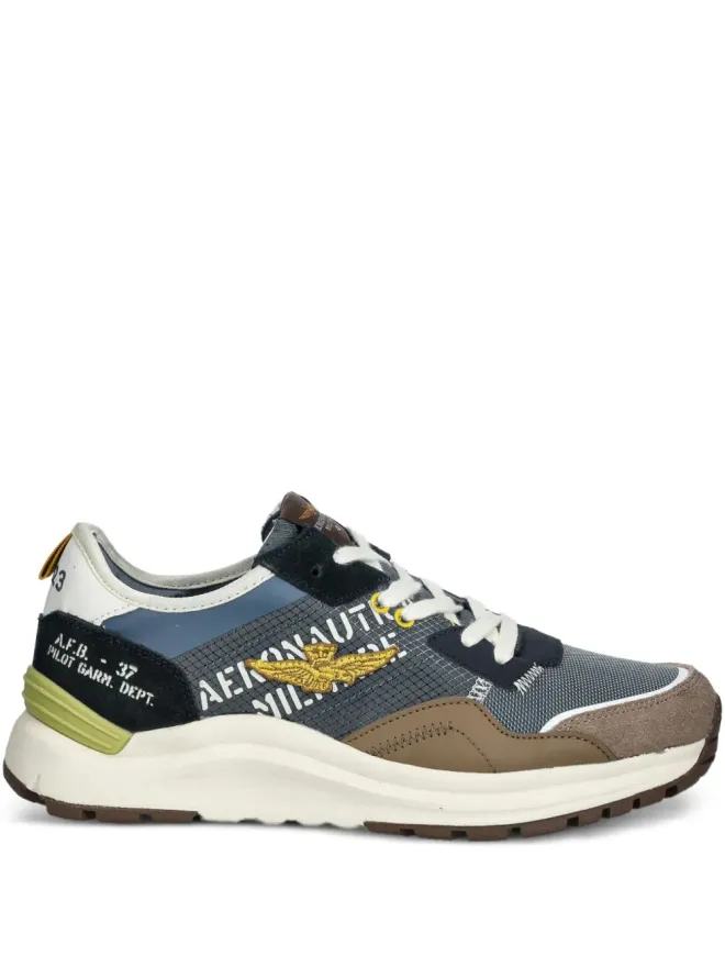 Aeronautica Militare Aeronautica Militare パネル付きスニーカー - Blueの商品画像