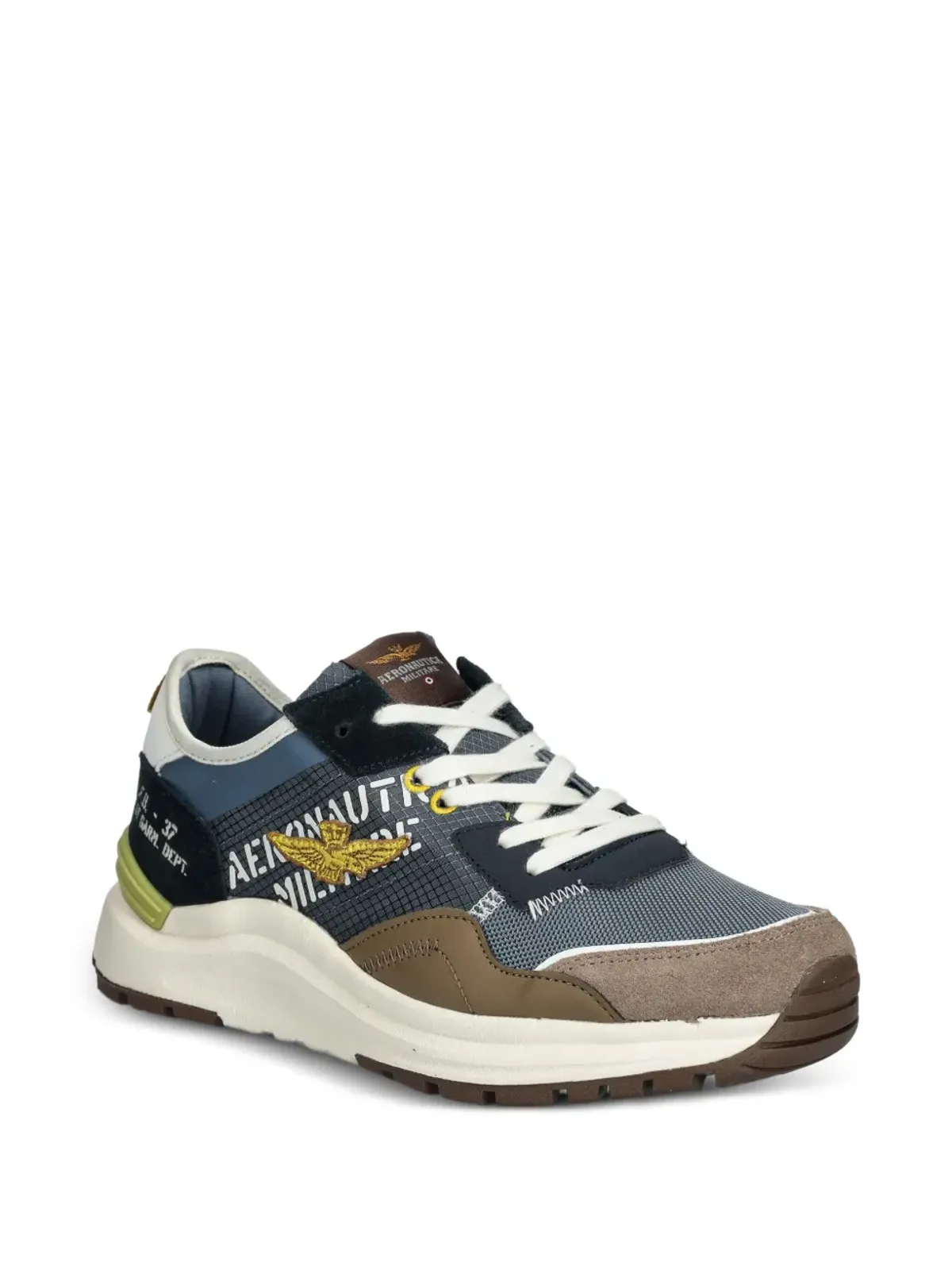 Aeronautica Militare パネル付きスニーカー - Blue - 画像2