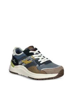 Aeronautica Militare パネル付きスニーカー - Blue - サムネイル2