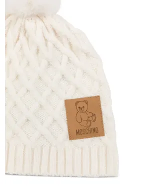 Moschino Kids ケーブルニットビーニー - サムネイル3