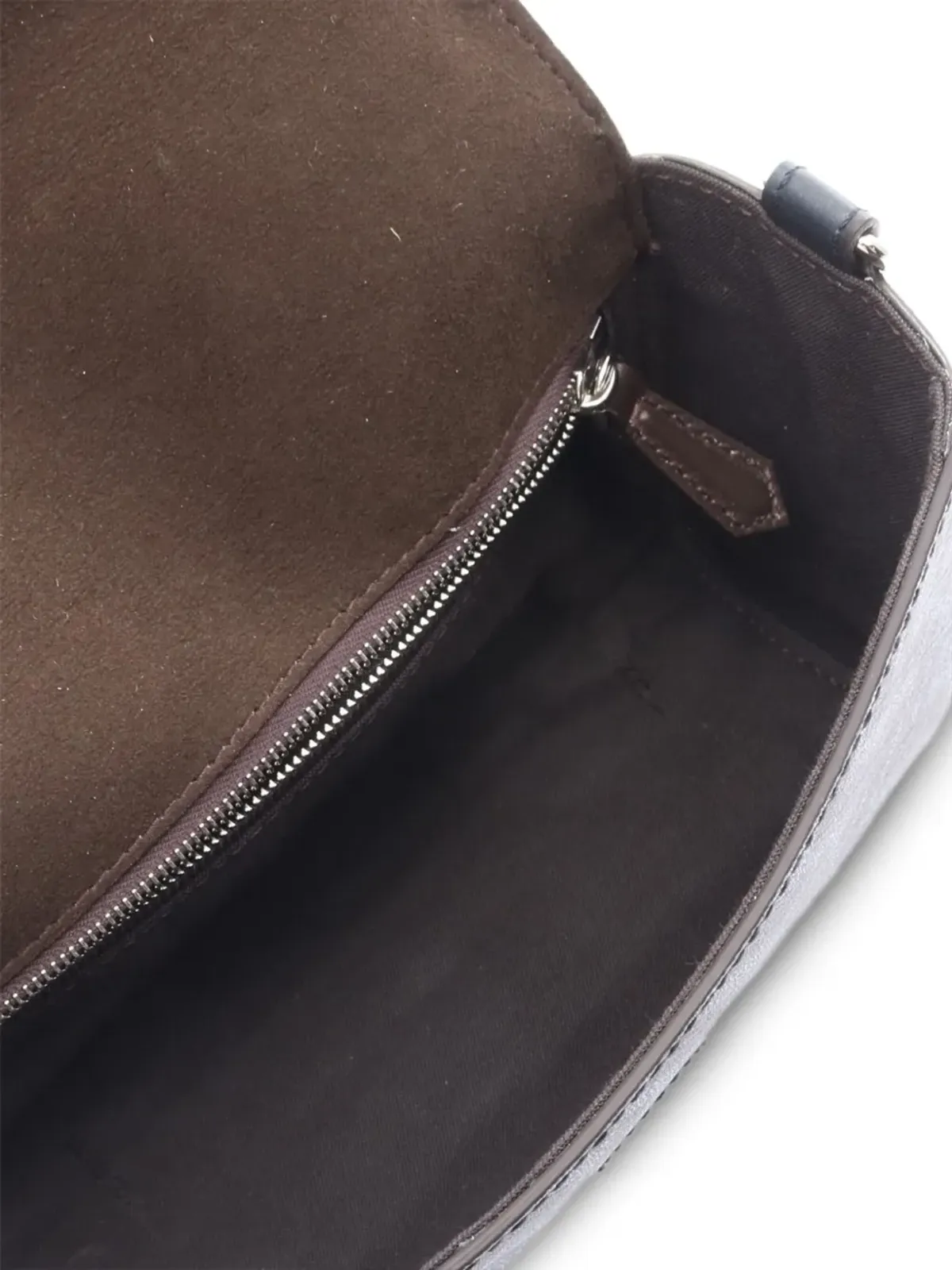 Fendi Pre-Owned FF Squared コンパクト レザー ショルダーバッグ - 画像3