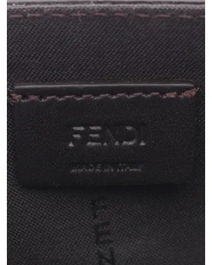 Fendi Pre-Owned FF Squared コンパクト レザー ショルダーバッグ - サムネイル4